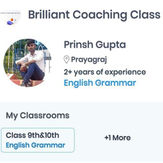 Brilliant Coaching Class 10.2 Telegram Group Link