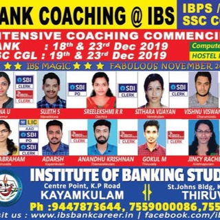 BANK/SSC COACHING @ ibsbankcareer.in Telegram Group Link